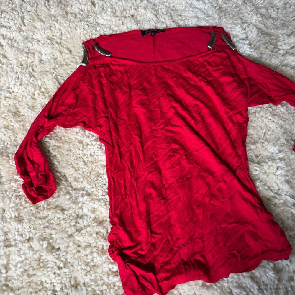 Annabelle vintage y2k 2000s women’s Red Women's Scoop Neck Tank Top